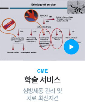 CME 학술서비스 심방세동 관리 및 치료지견